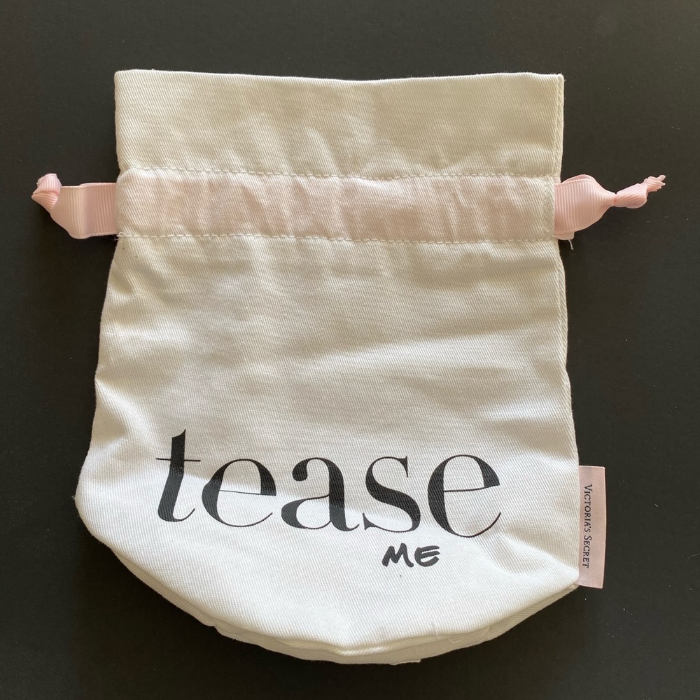 Victoria’s Secret “Tease Me” lingerie bag.